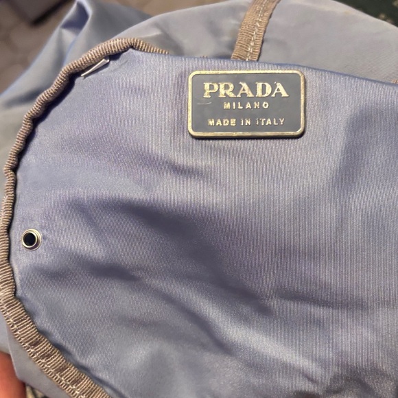 Prada vintage  Light Blue Duffel Bag type  backpack - Picture 14 of 14